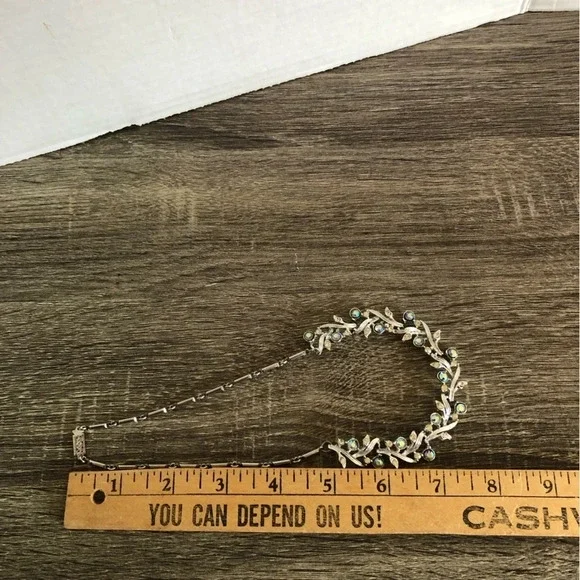 Vtg Rhinestone  Necklace - Picture 9 of 9